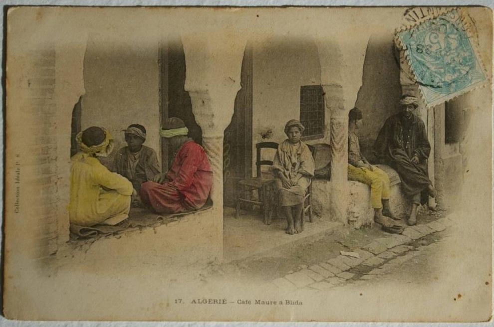 CPA Café Maure à Blida
