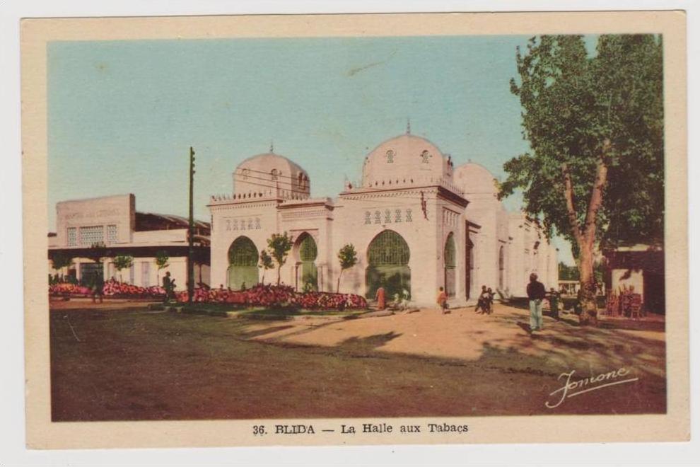 CPSM  - Algérie - BLIDA - La Halle aux tabacs