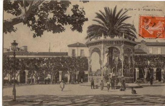 BLIDA  -  Place d´Armes  -  (1910)