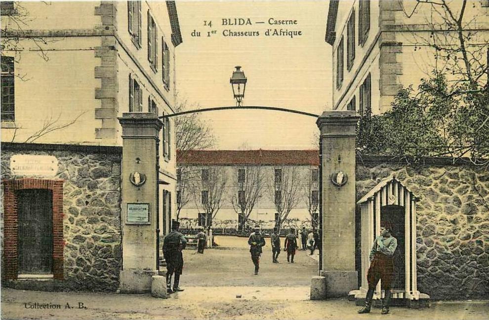 CPA ALGERIE / Blida / RARE CARTE TOILÉE