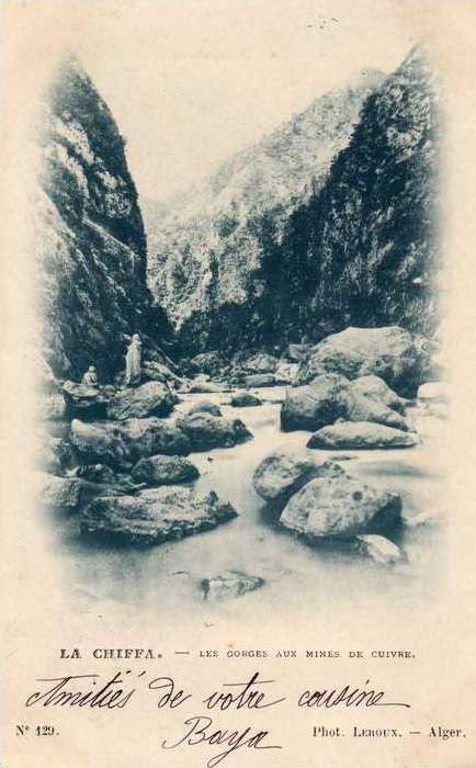 LA CHIFFA  -  Les Gorges aux Mines de Cuivre