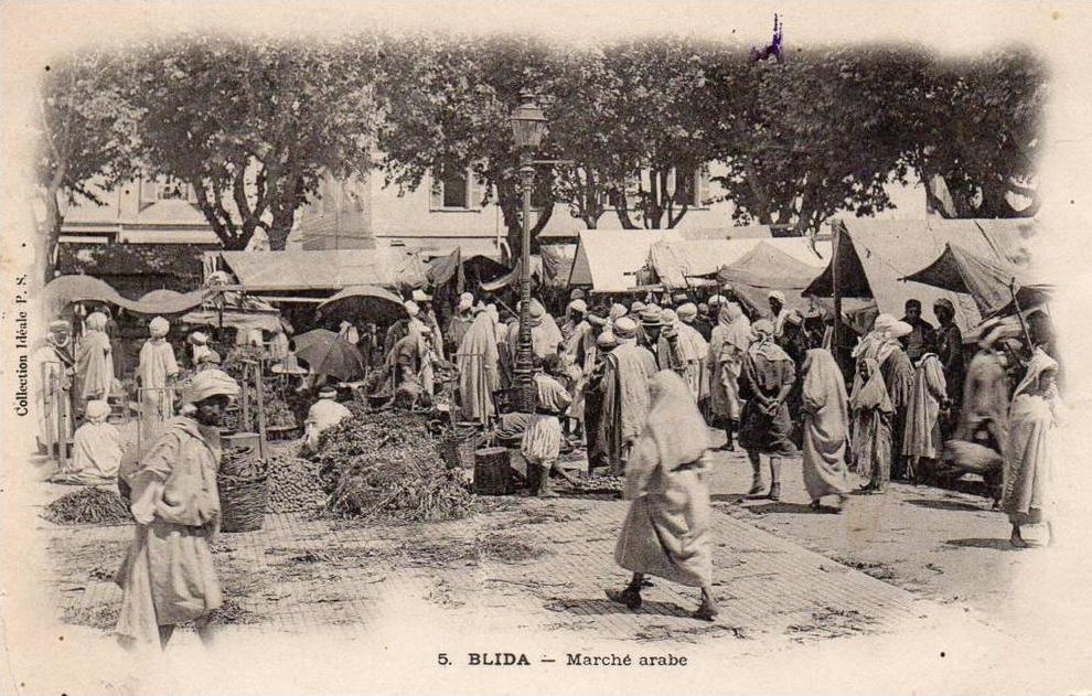 algerie, blida, marché arabe