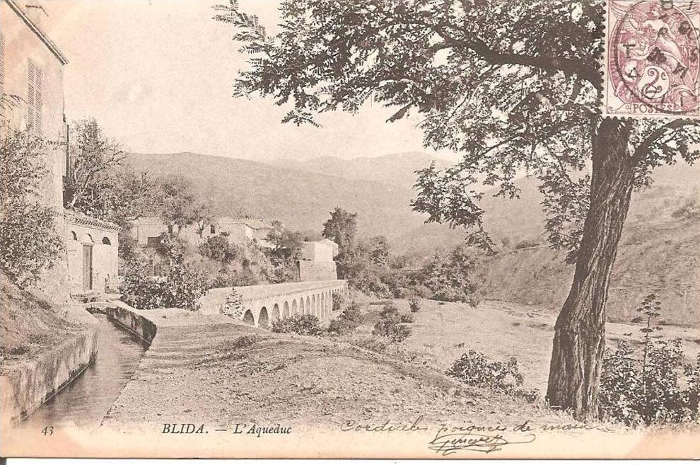 BLIDA (ALGERIE) L´Acqueduc en 1908