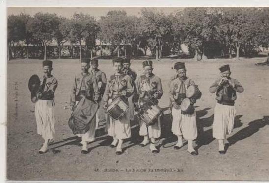45  BLIDA  LA NOUBA DU 1ER TIRAILLEURS