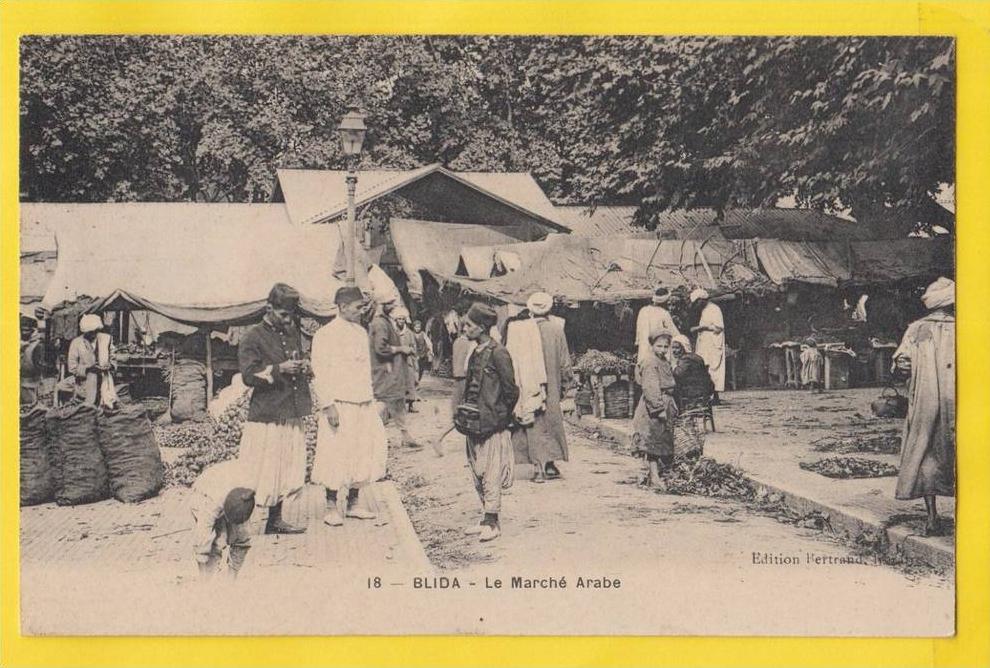 ALGERIE BLIDA marché arabe