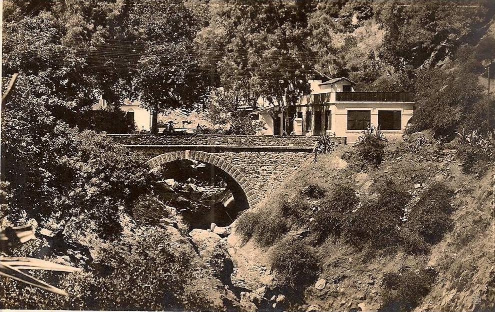 13 / 2 / 109  -  BLIDA - L'HÔTEL  ET GORGES DU RUISSEAU DES SINGES- -    CPSM