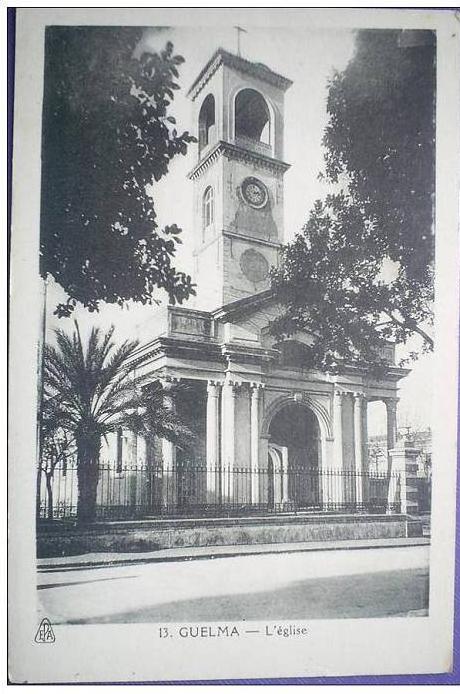 C. Postale  ALGERIE - GUELMA - L'église