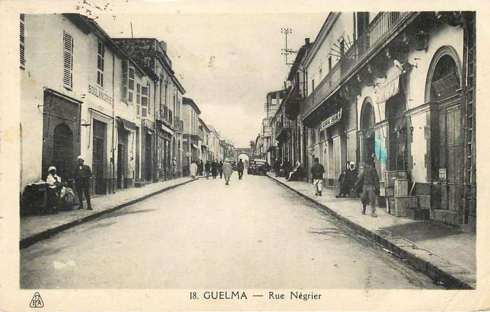 ALGERIE - GUELMA - RUE NEGRIER