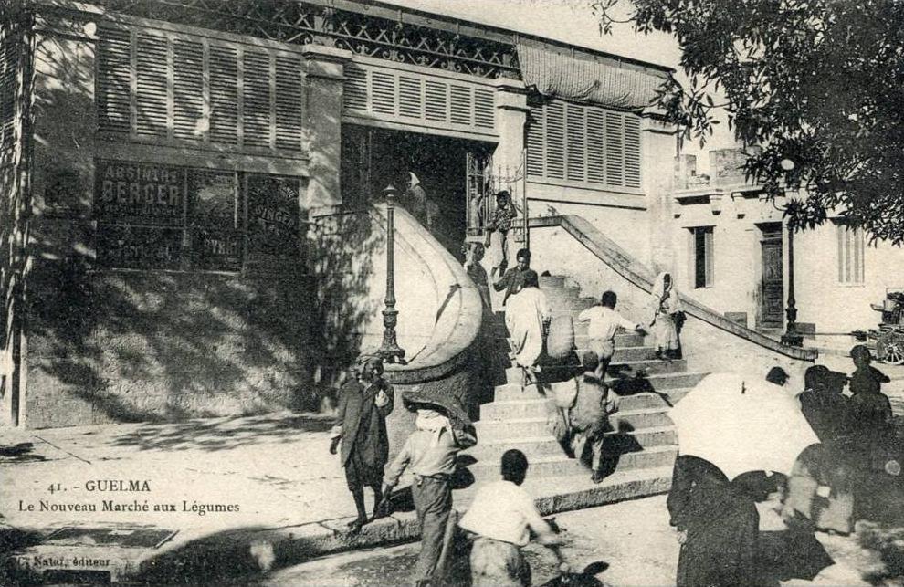 ALGERIE(GUELMA) MARCHE AUX LEGUMES
