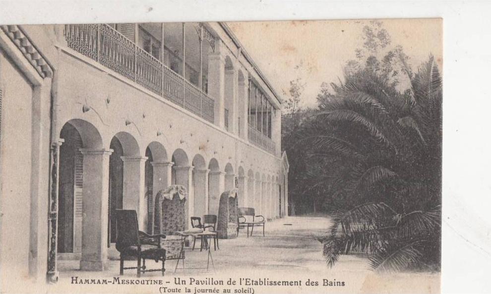 BR46166  Hammam meskoutine un pavilion de l etablisement des bains      2  scans