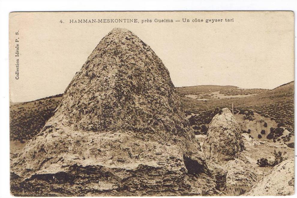 GUELMA HAMMAN MESKONTINE  UN CONE GEYSER TARI