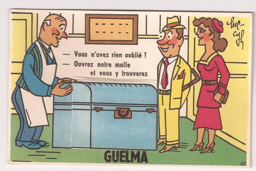 GUELMA carte a systeme humoristique