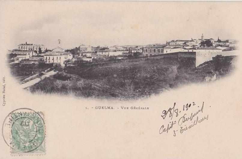 Guelma.- Vue Générale  - (oblitération de 1902)