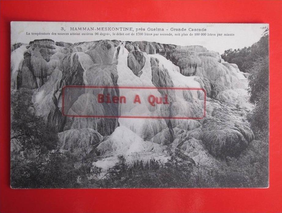 ALGERIE HAMMAN MESKONTINE GRANDE CASCADE PRES DE GUELMA  CPA Ref DVRS180612