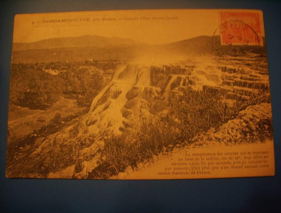 ALGERIE  - HAMMAM MESKOUTINE PRES DE GUELMA