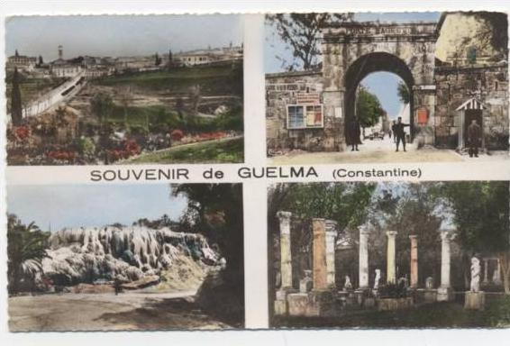 AFRIQUE  /  ALGERIE   /   CONSTANTINE /  GUELMA     /  VUE GENERALE  CPSM   9X14  TBE
