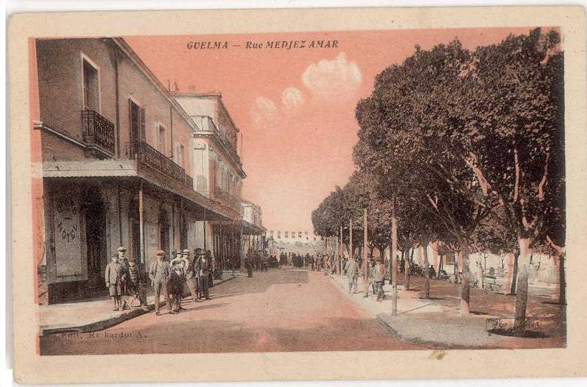 CPA ALGERIE - GUELMA - RUE MEDJEZ AMAR