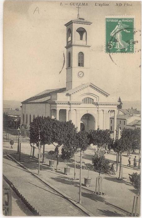 CPA ALGERIE - GUELMA - L'EGLISE