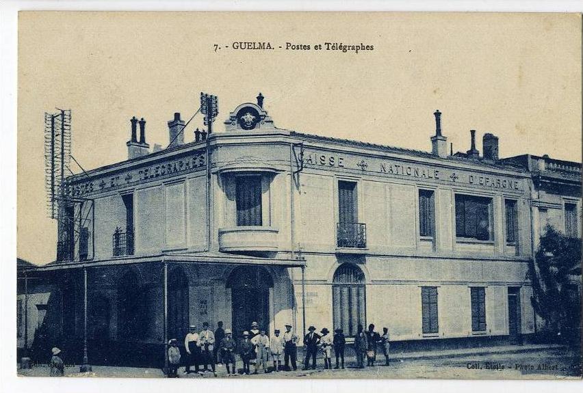 ALGERIE   GUELMA  POSTES ET TELEGRAPHES