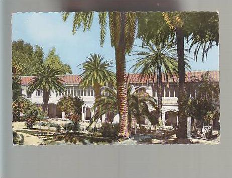 cpsm, environs de  Guelma , ....parc et Hotel des Thermes  , non  voyagé