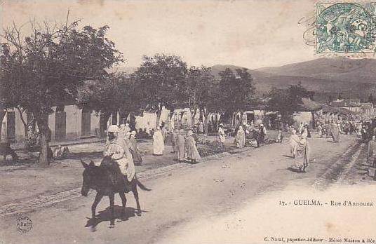 ALGERIE.GUELMA.RUE D ANNOUNA