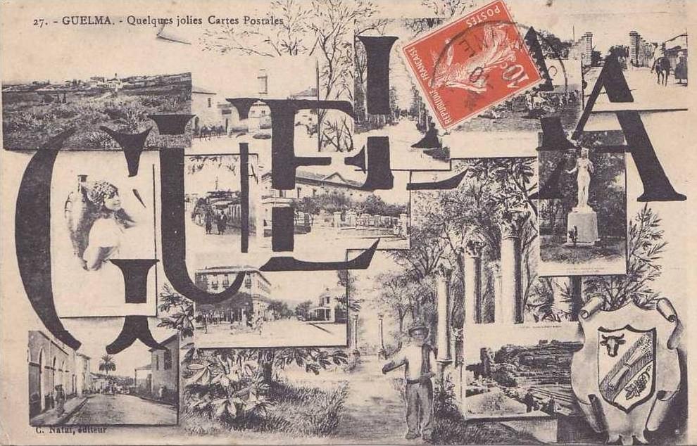 Guelma.- (Algérie)  Quelques  Jolies cartes Postales - (carte fantaisie multivues)