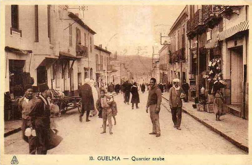AFRIQUE. ALGERIE. GUELMA. Vue sur Le Quartier Arabe.