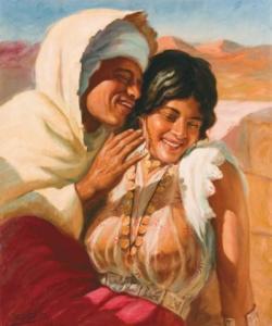 Le couple d'amoureux