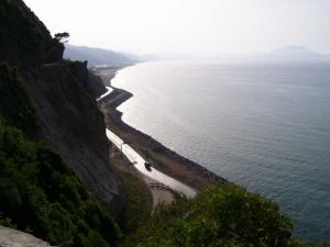Vue d'ensemble sur la plage d'Aokas, Béjaia