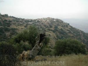 Vue sur le village d'Ighil Oumced, Akbou, Béjaia