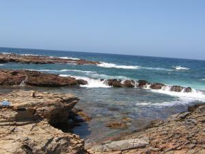 pisina sur la plage des carrières