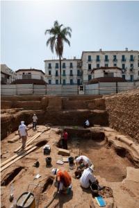 Alger, découvertes archéologiques place des Martyrs lors des travaux de Métro