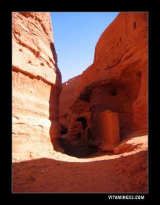 A l'interieur du Ksar de Lichta