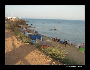 Plage dite CNS jouxtant la plage saint Michel à Arzew