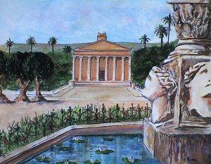 La place Romaine et la mosquée