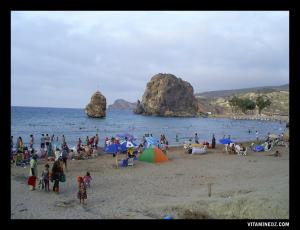 La plage de Moskarda, Tlemcen