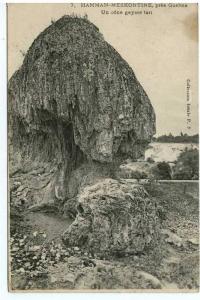 Hammam Meskoutine ou Meskontine, prés Guelma - Un cône geyser tari - voir description