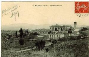 Algérie Guelma en 1910 vue panoramique