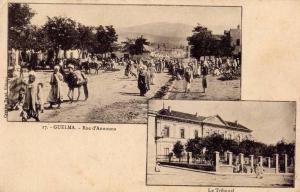 GUELMA --Rue d'Announa et Tribunal --Multivue