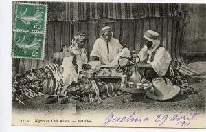 GUELMA.-Nègres au cafè Maure.--CVB 554