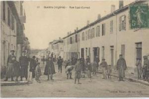 Algérie-Guelma-Rue Sadi Carnot (Très animée)