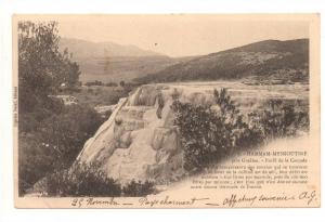 ALGERIE HAMMAM MESKOUTINE PRES DE GUELMA PROFIL DE LA CASCADE
