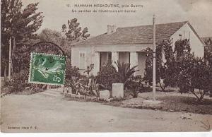Algérie -  M611 - Hammam Meskoutine - près Guelma - un pavillon de l´Etablissement Thermal -  état