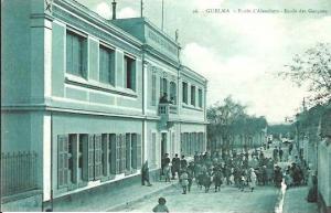 ALGERIE- ref no 485- guelma - ecole d alembert - ecole des garcons  - bon etat