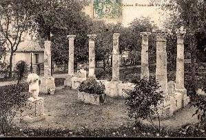 GUELMA.RUINES ROMAINES AU SQUARE./CIRCULE EN 1907.