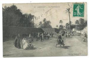 CPA -LAGHOUAT -LES FORTIFICATIONS -Algérie -Circulé 1910 -Collection Ideale, P. S.