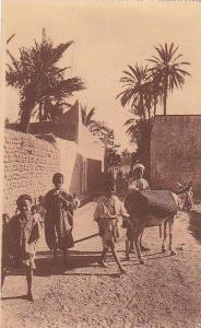 LAGHOUAT / UNE RUE DANS LE QUARTIER ARABE