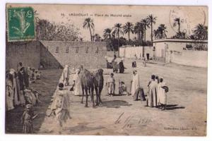 Algerie LAGHOUAT Place du marché arabe