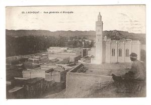 CPA - Algérie -Laghouat - Vue générale sur la Mosquée  - carte écrite et signée Jean Mélia ( écrivain )