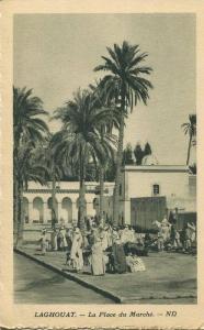 LAGHOUAT  -  LA PLACE DU MARCHÉ